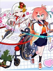 少女成长题材漫画图版：雨中撑伞的短发女生